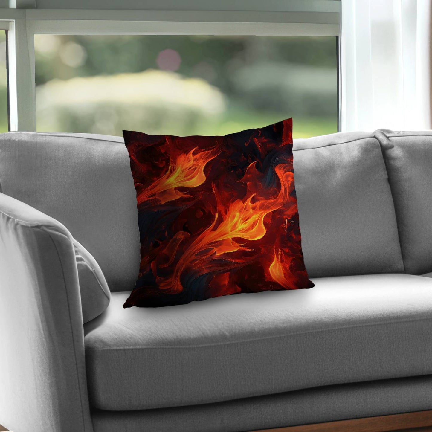 Sizzling - Throw pillow - Print on demand