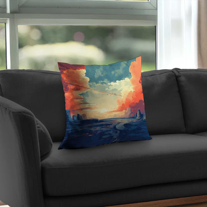 Finally Light Coral Poly Twill Throw Pillow Insert | Decor