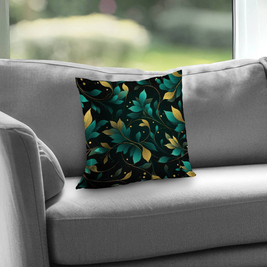 Twirling Twigs Turquoise Poly Twill Throw Pillow Insert |