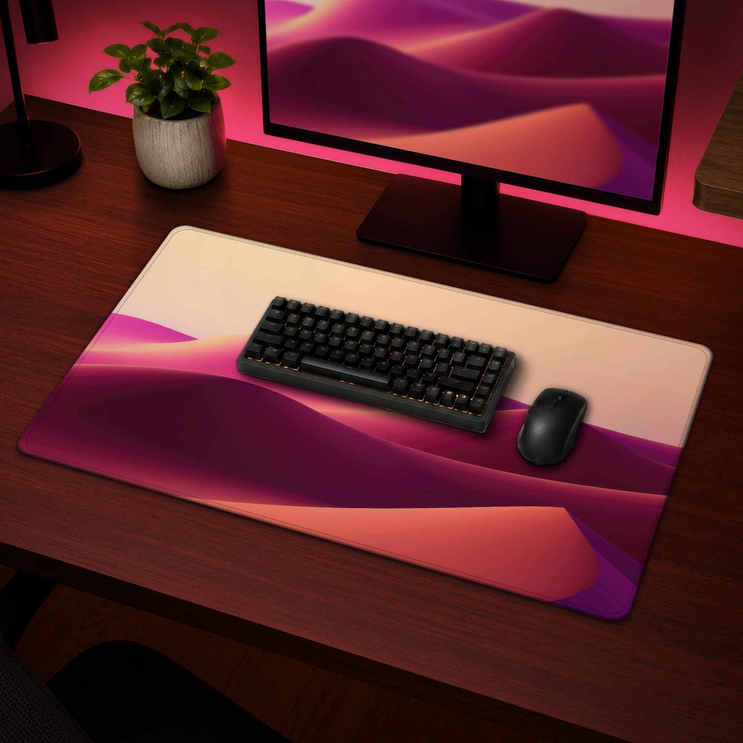 Tapis de bureau Deep Dunes - Décoration élégante pour votre espace de travail