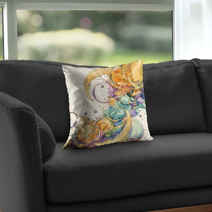 Plan Poly Twill Throw Pillow - Stylish Home Decor Accent