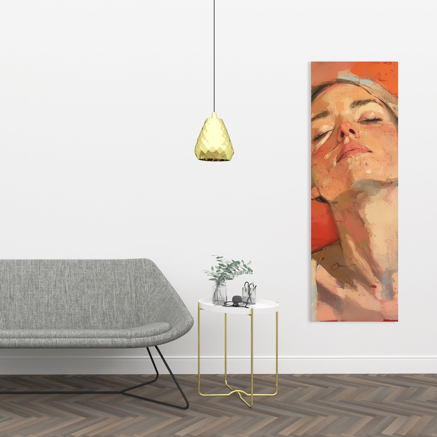 Relief - Pink Canvas Art for Stylish Home Decor Solutions