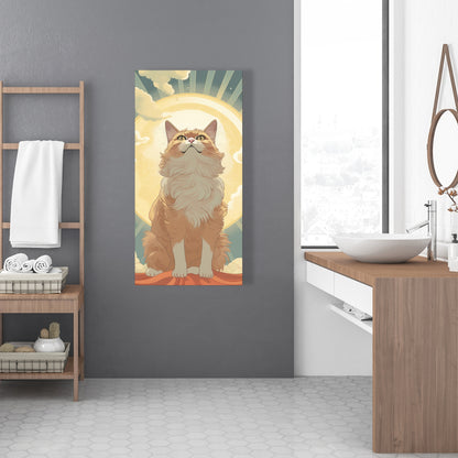 Moewing Above - Blue Canvas Art for Home Decor | Stylish Design