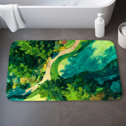 Peaceful Course Bath Mat | Soft, Stylish Home Decor Rug
