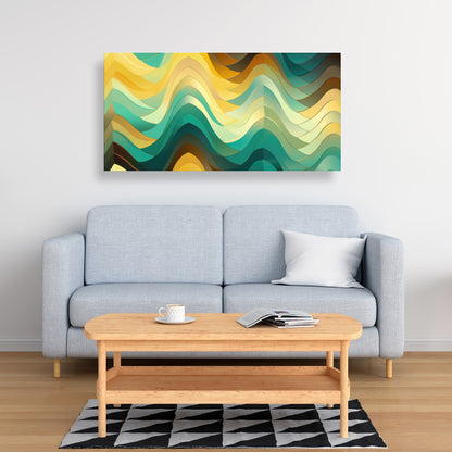 Jagged luxury - 32"x32" Canvas