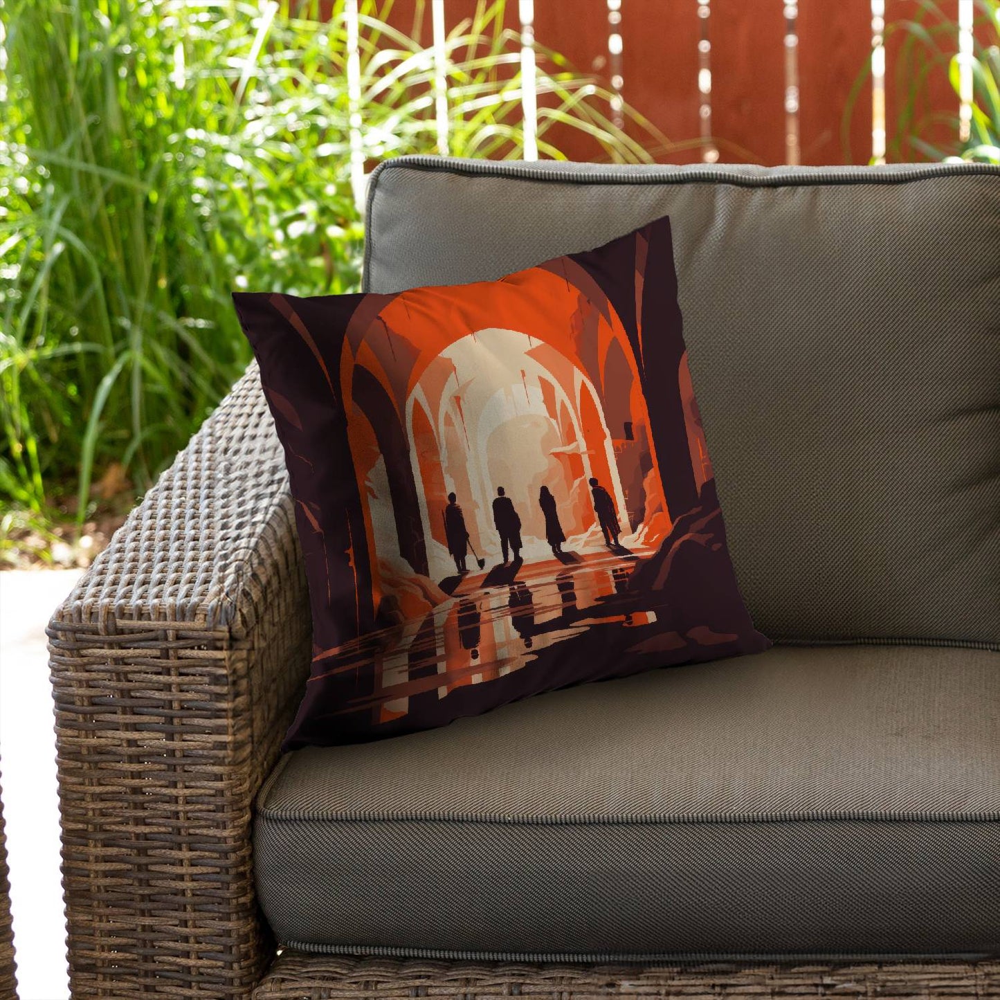 Faith restored - Throw pillow - Print on demand