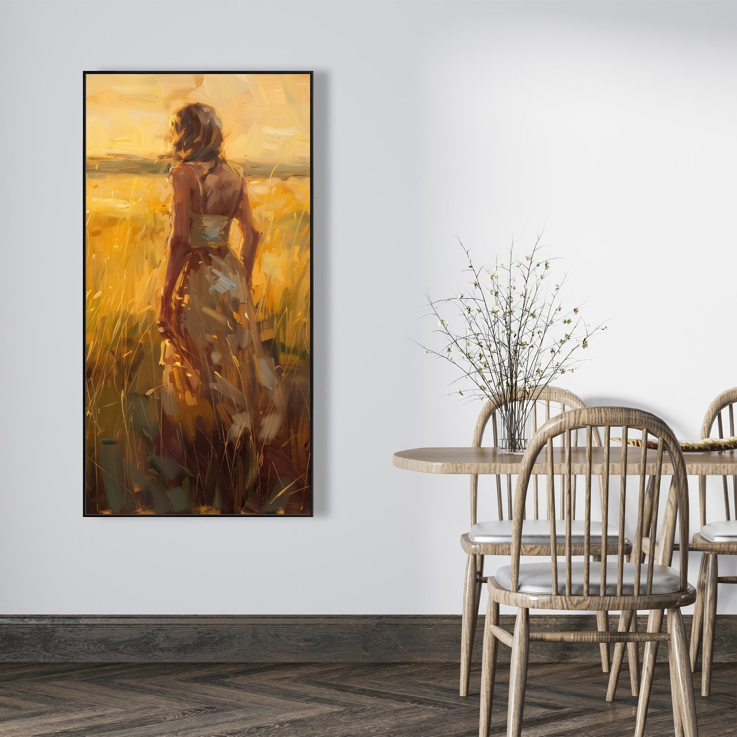 Exploring - 24"x24" Framed canvas