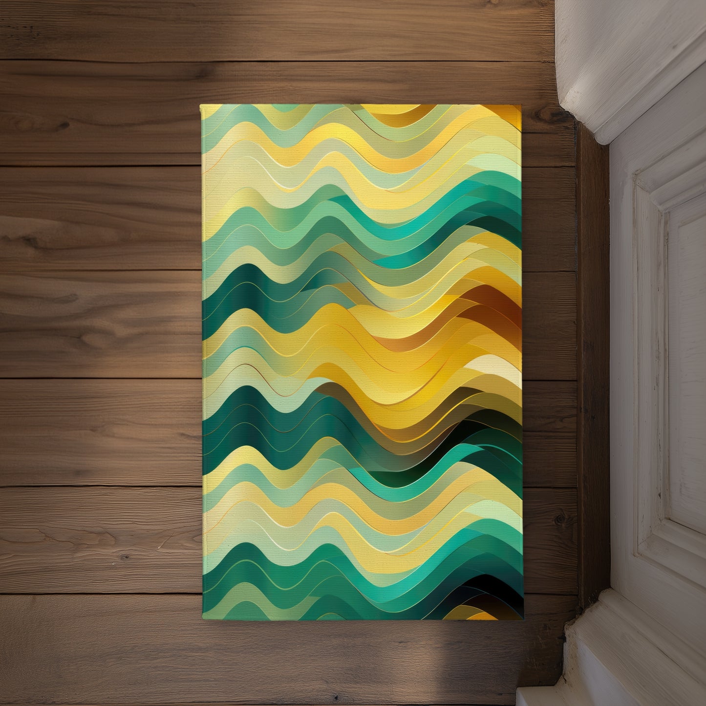 Rich by Design Yellow Indoor Outdoor Door Mat - Home Decor