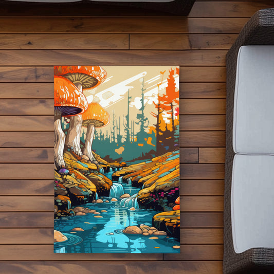 Wisdom Inbound Red Outdoor Area Rug | Home Decor Essentials