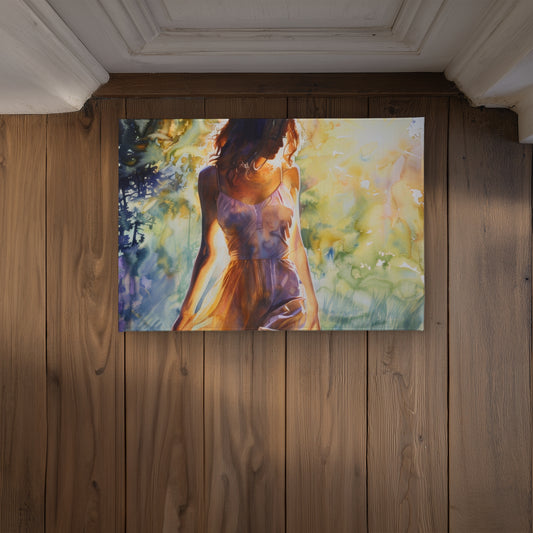 Out of the Water Blue Indoor Outdoor Door Mat | Home Decor