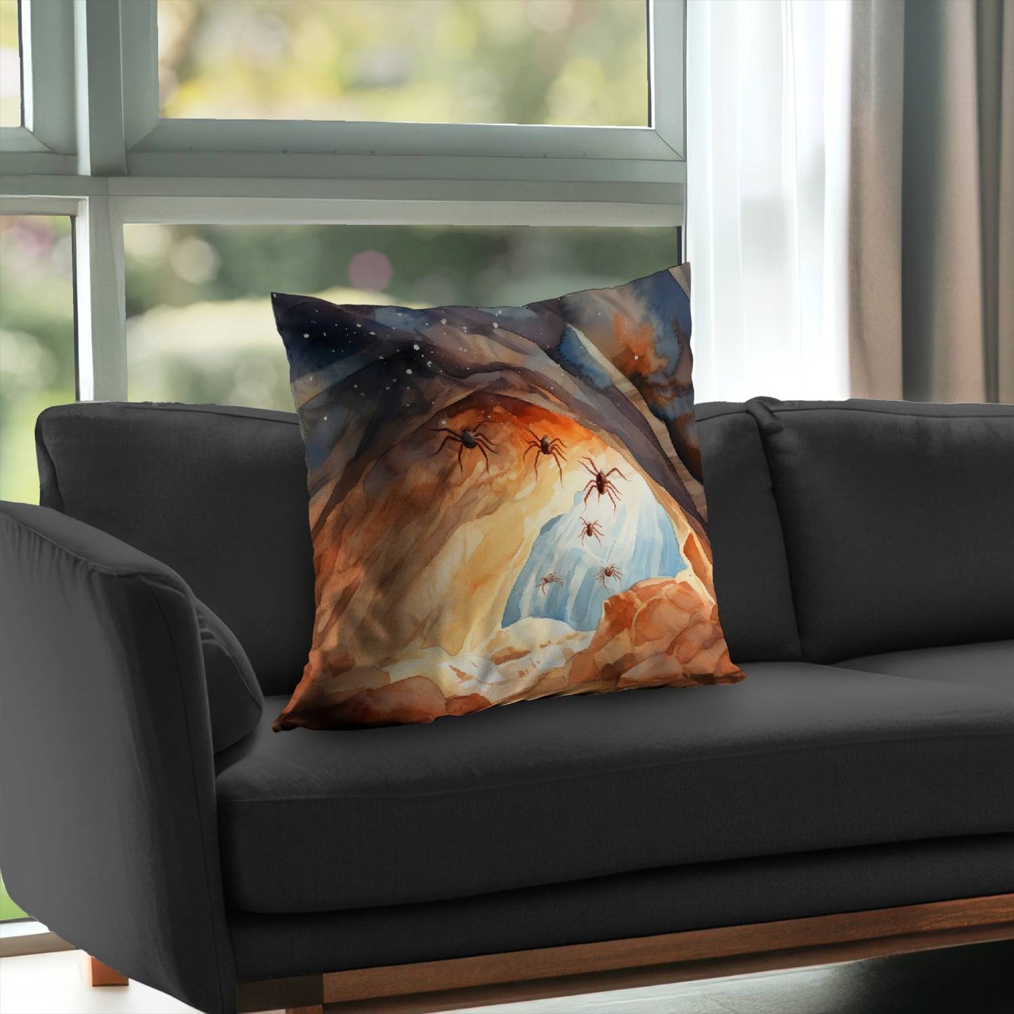 Undesirable event - Throw pillow - Print on demand