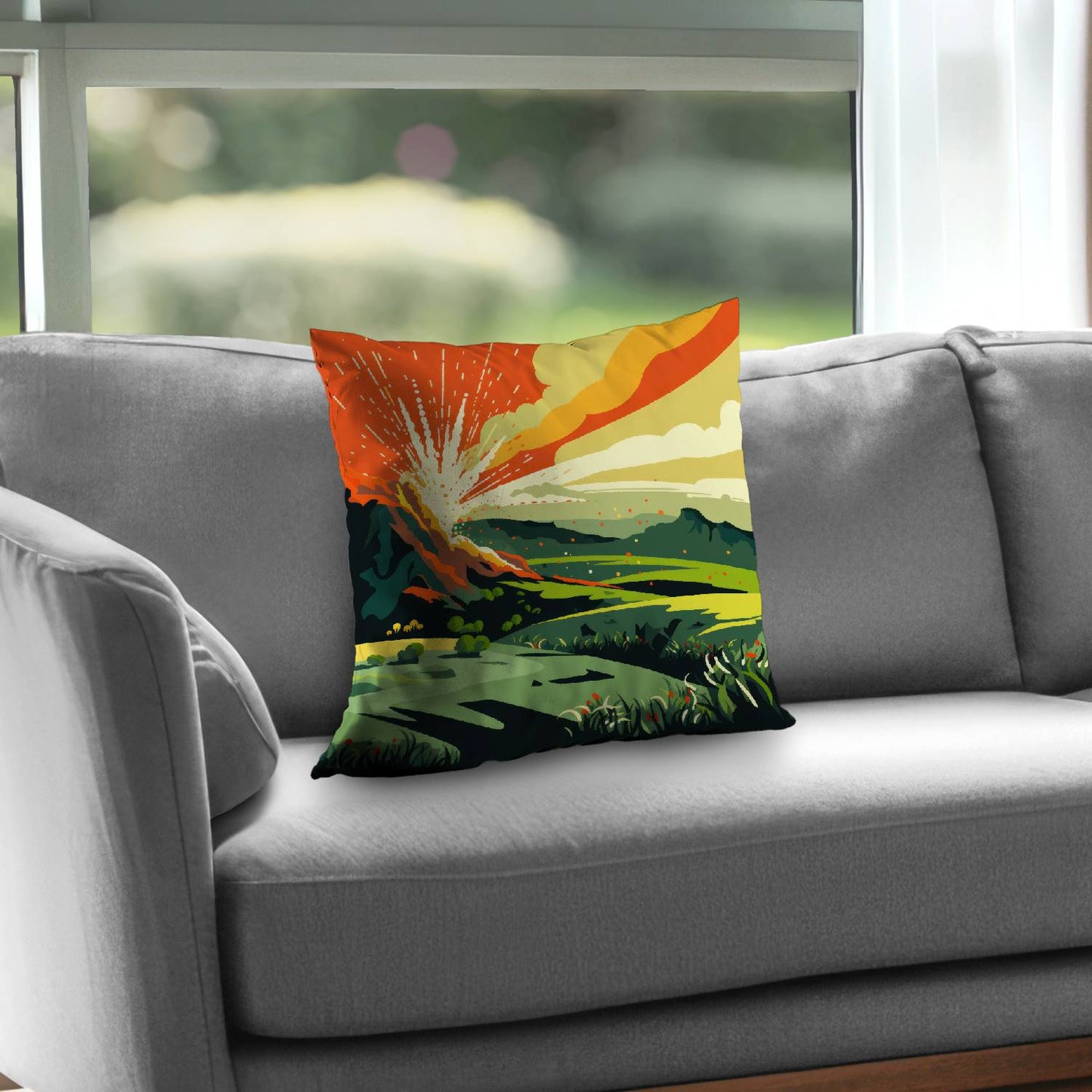 It's happening - Throw pillow - Print on demand