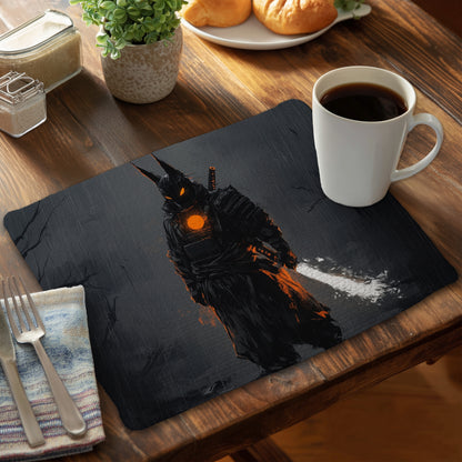 Blazing Braided Polyester Placemat for Stylish Home Decor