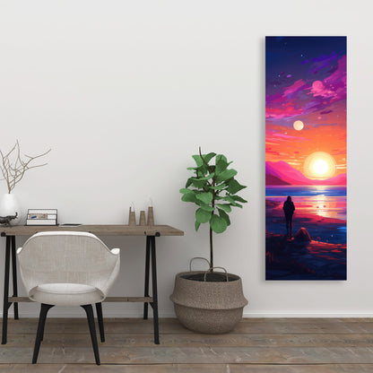 Solitude - Yellow Canvas Art for Home Decor | Modern Design