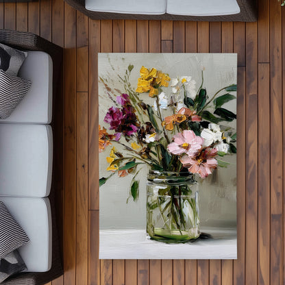 Still Life White Outdoor Area Rug | Stylish Home Decor