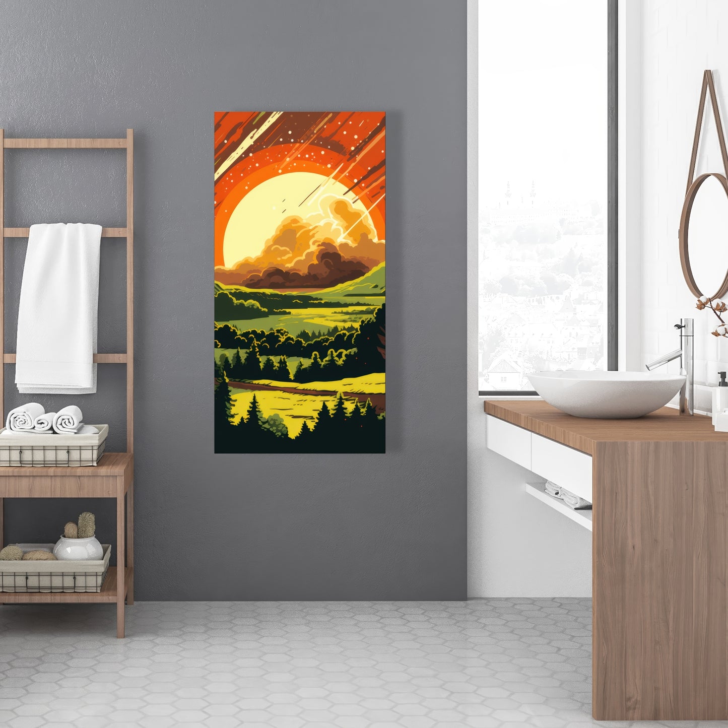 Last days Yellow Canvas for Home Decor - Brighten Your Space