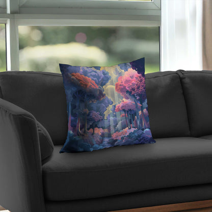 Beams Poly Twill Throw Pillow - Stylish Home Decor Accent