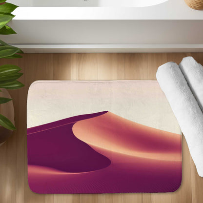 Tapis de bain violet Setting Sands pour une décoration intérieure élégante