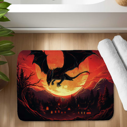 The Dragons Wrath Bath Mat | Stylish Home Decor Rug