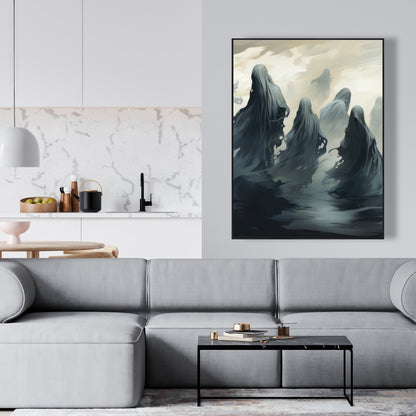 Cursed lands - 36"x36" Framed canvas