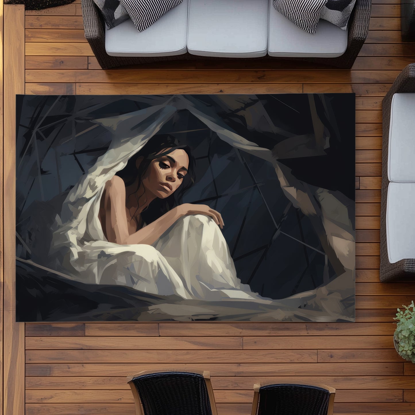 Tapis d'extérieur Cocooned – Décoration élégante pour les patios