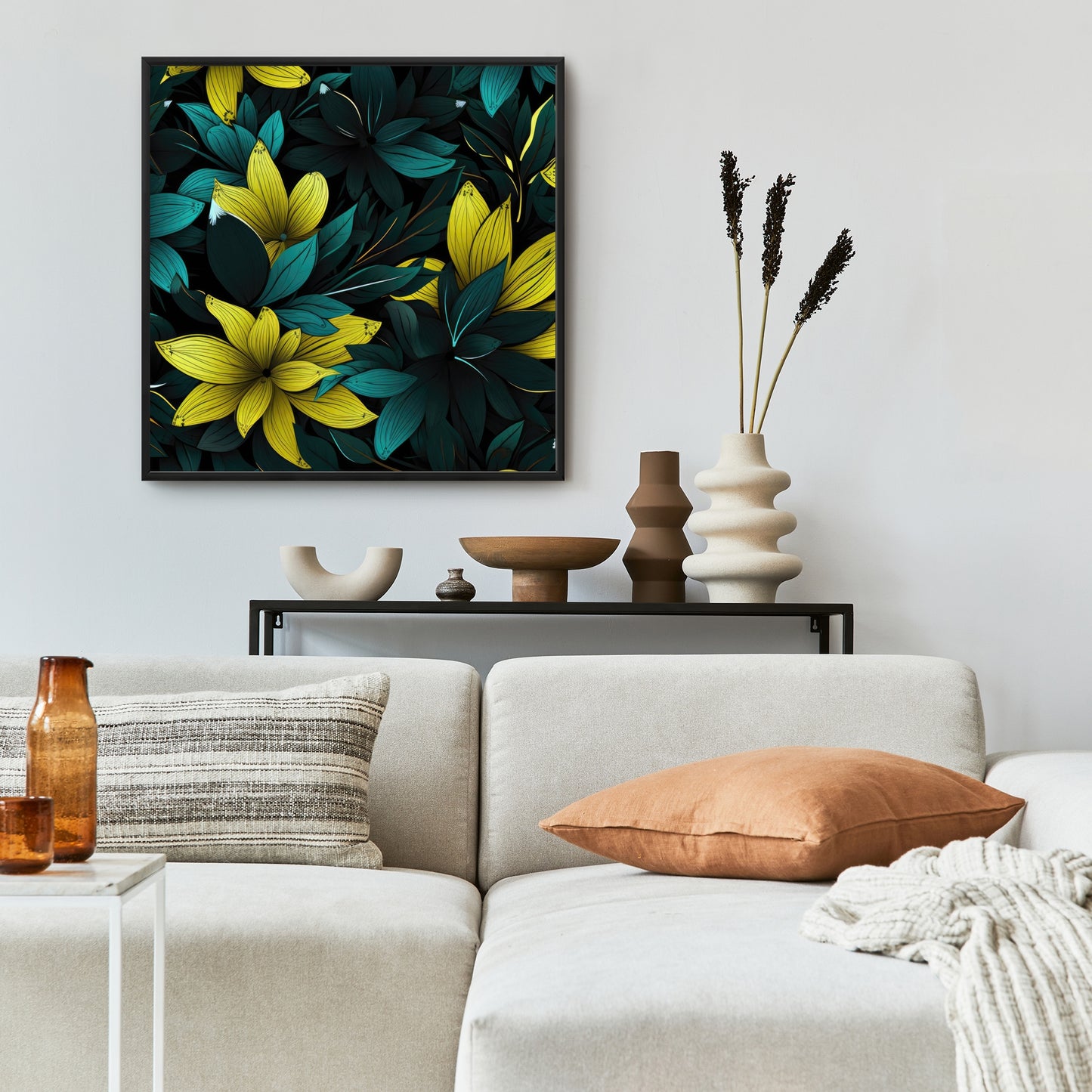 Potent - 36"x36" Framed canvas