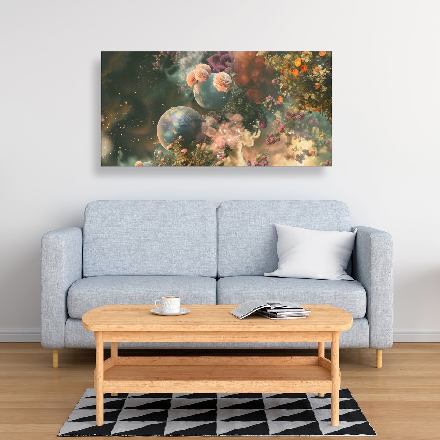 Bloom space - 32"x32" Canvas