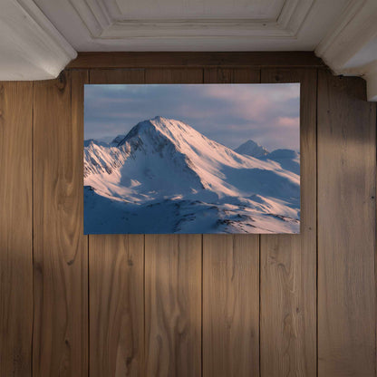 Icy Peaks White Indoor Outdoor Door Mat | Decor Essentials