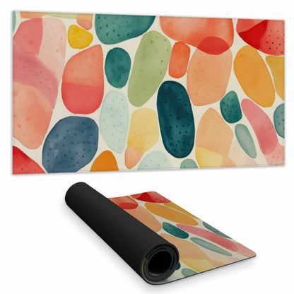Tapis de bureau Formes Graines | Accessoire de Décoration Élégant