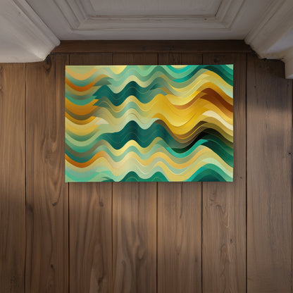 Rich by Design Yellow Indoor Outdoor Door Mat - Home Decor