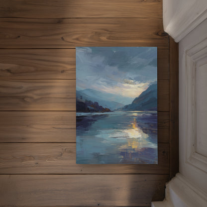 Obscure Gray Indoor Outdoor Door Mat - Home Decor Accent