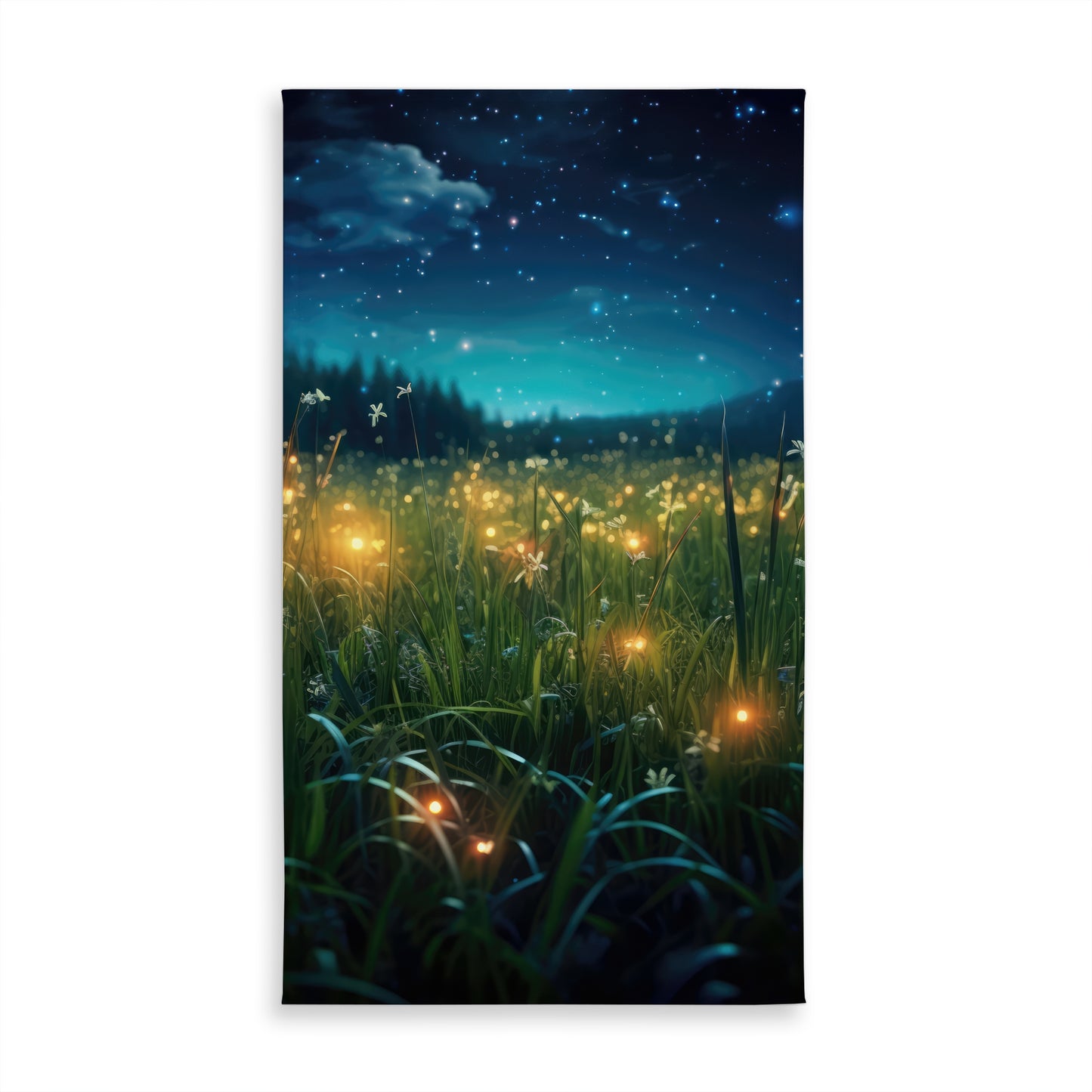 Fireflies at Night Tablecloth - Green Indoor Outdoor Decor