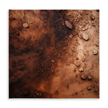 Digging White Indoor Outdoor Tablecloth for Home Decor