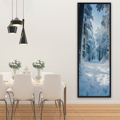 Cold forest - 36"x36" Framed canvas