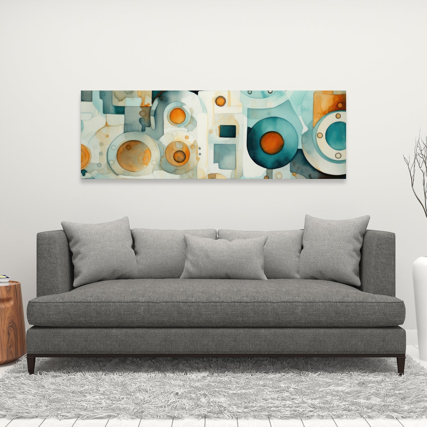 Decomposed porthole - 32"x32" Canvas