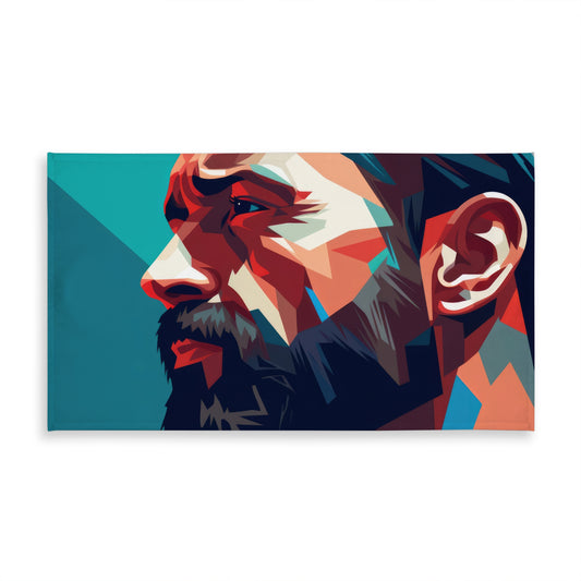 Hopeful Blue Indoor Outdoor Tablecloth for Home Decor