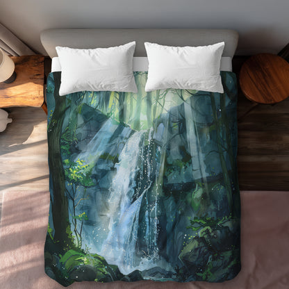 Sleeping Fall Duvet Cover | Cozy Home Decor Bedding