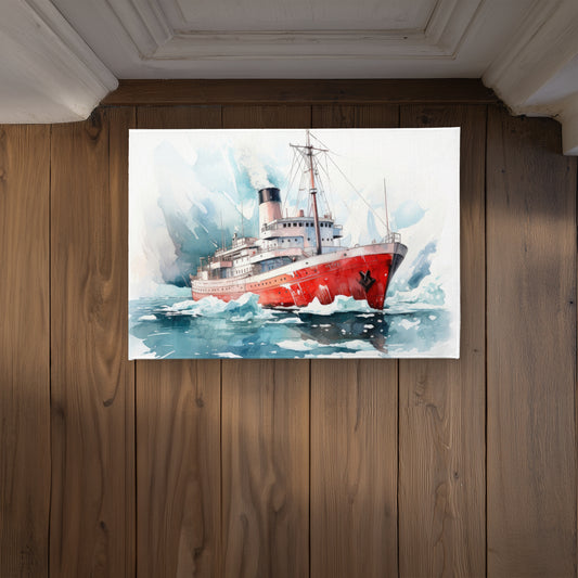 Icebreaker Turquoise Indoor/Outdoor Door Mat | Home Decor