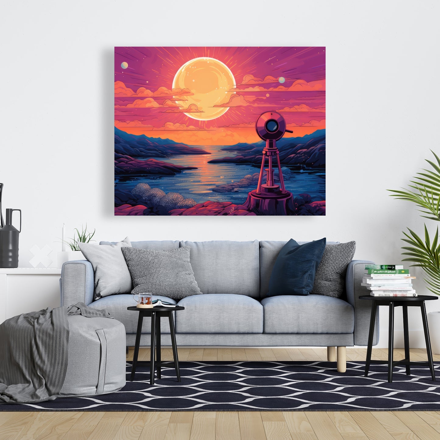 Measure the calm - 32"x32" Canvas