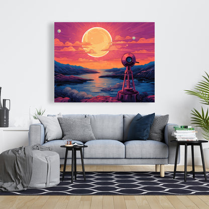 Measure the calm - 32"x32" Canvas