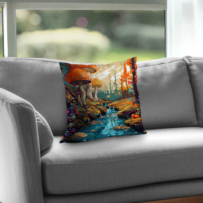 Wisdom inbound Orange Poly Twill Throw Pillow Insert | Decor