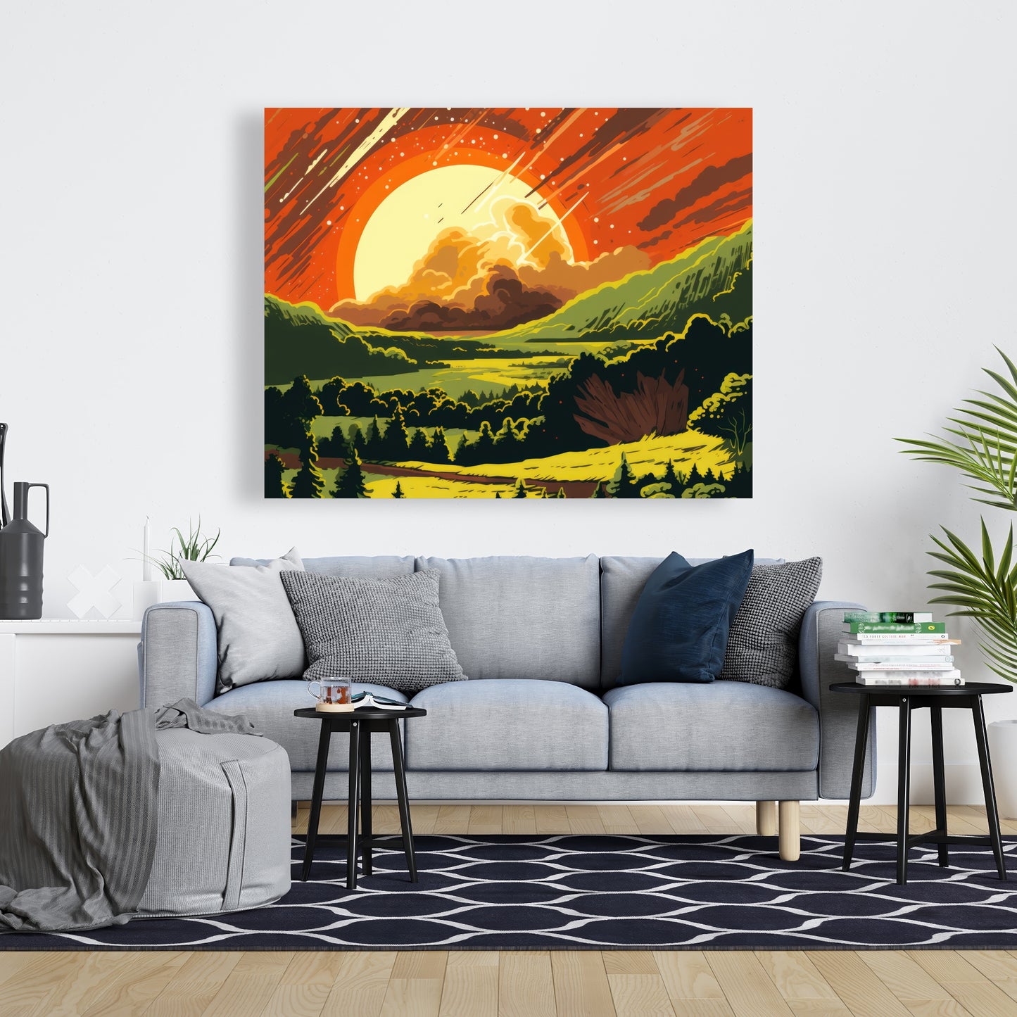 Last days Yellow Canvas for Home Decor - Brighten Your Space
