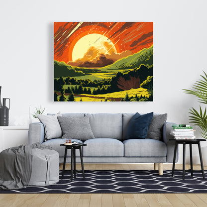 Last days Yellow Canvas for Home Decor - Brighten Your Space