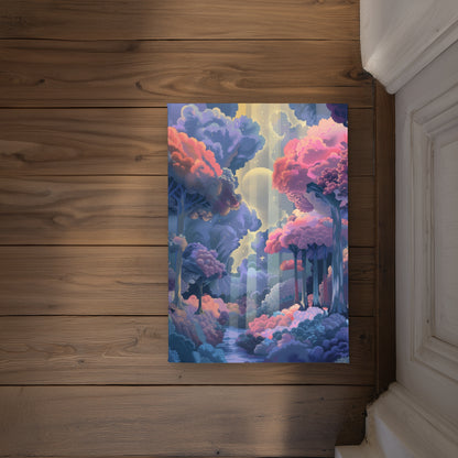 Beams Pink Indoor Outdoor Door Mat - Stylish Home Decor