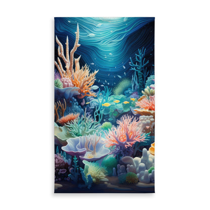 The Reef - Orange Indoor/Outdoor Tablecloth for Home Decor