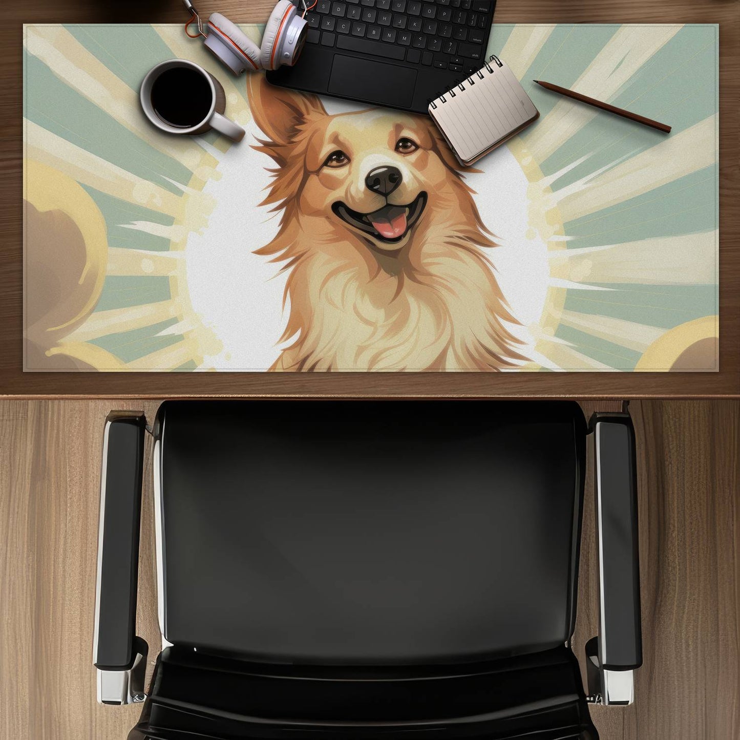 Who's a good boy - Desk mat - Print on demand