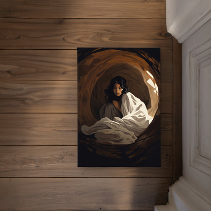 Warm Embrace Brown Indoor Outdoor Door Mat | Home Decor