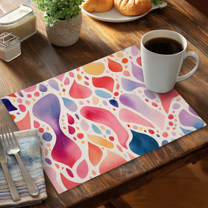 Nappe de table en polyester Splotches – Accessoire de décoration élégant