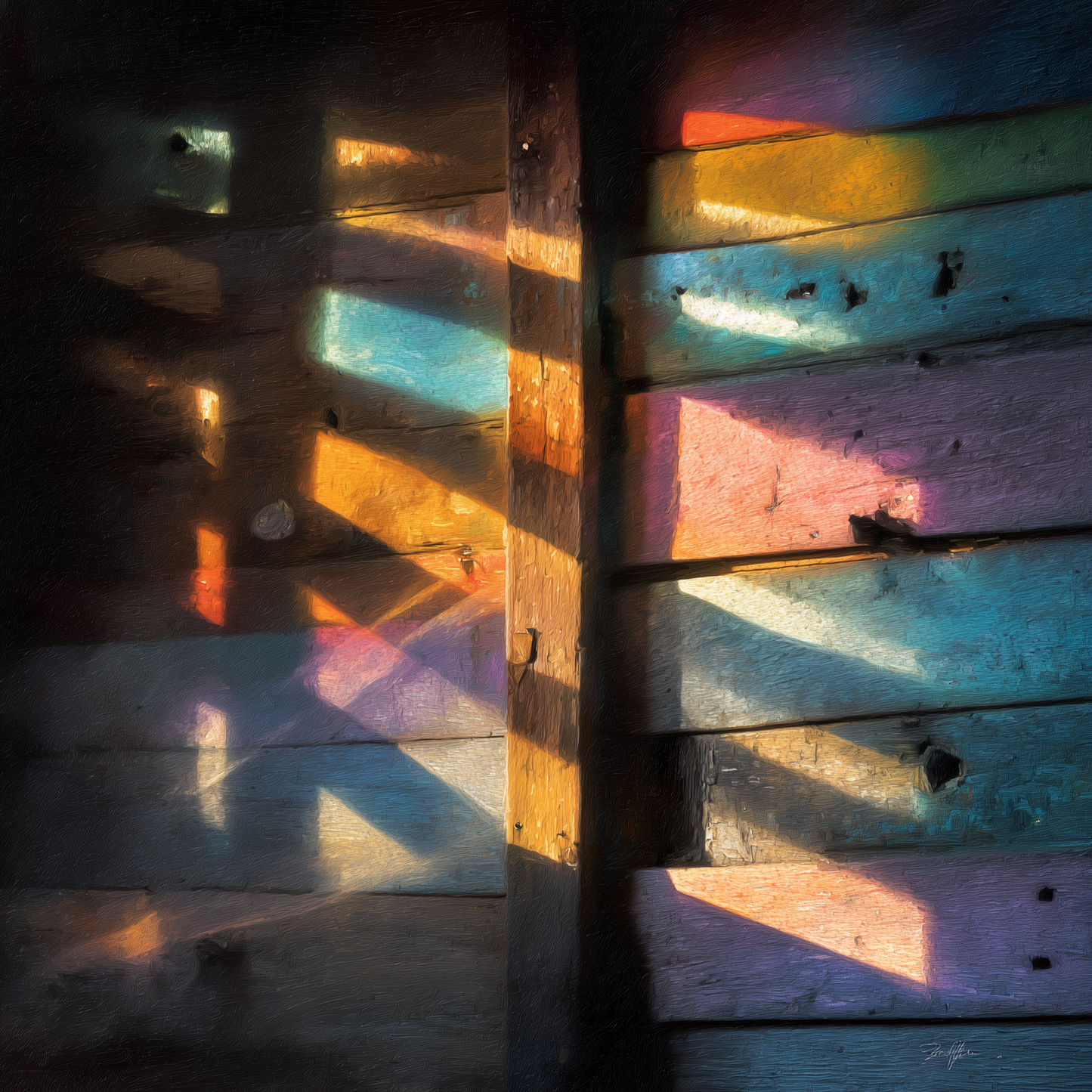 Casting Rainbows Brown Poly Twill Throw Pillow | Home Decor