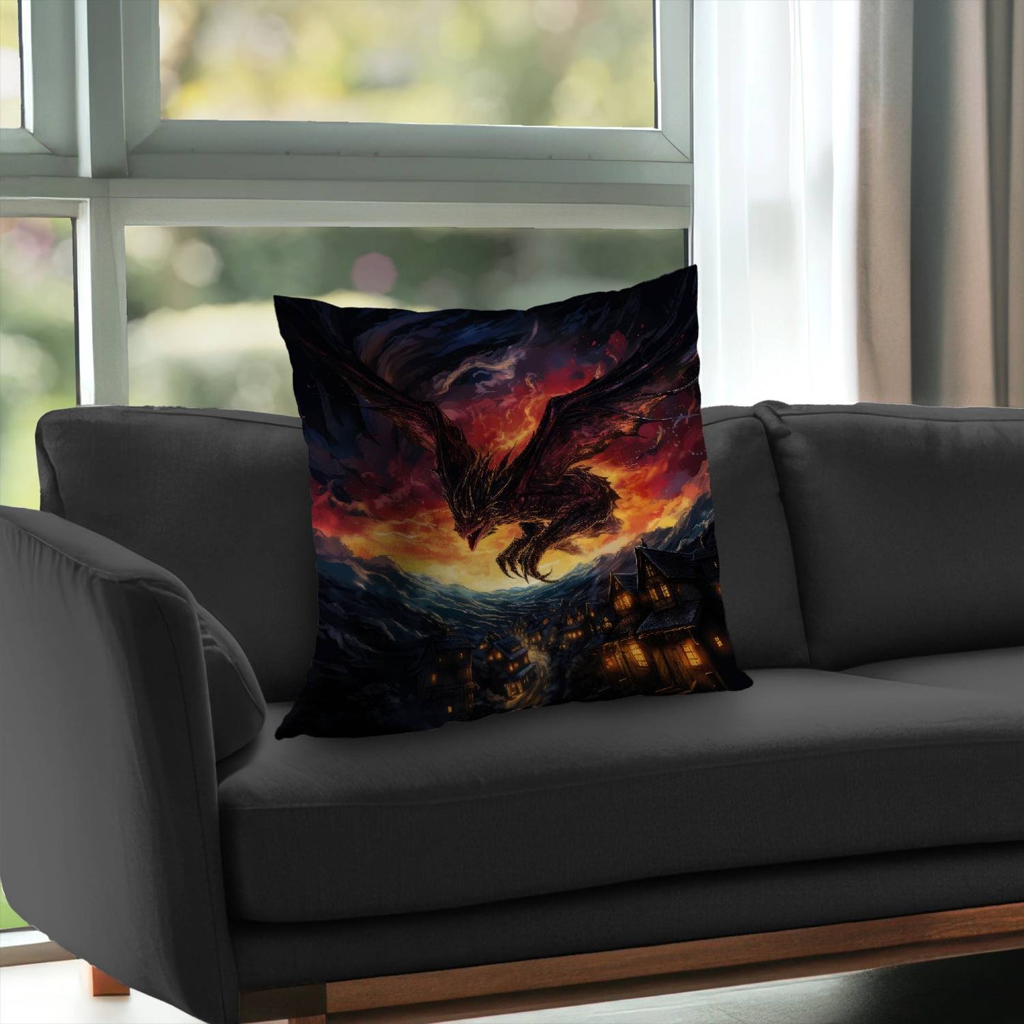 Back for revenge - Throw pillow - Print on demand